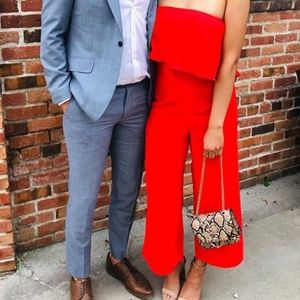 Superdown Red Brooke Pant Set- Womens Size M